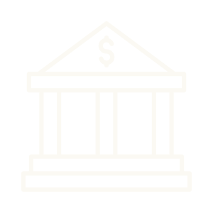 bank icon white