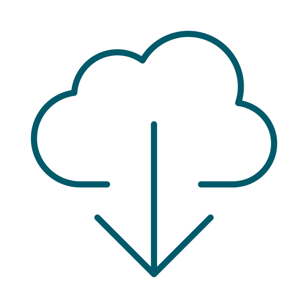 Cloud ready icon