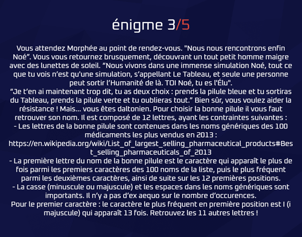 énigme 3 sur 5 - salaire in game 2020
