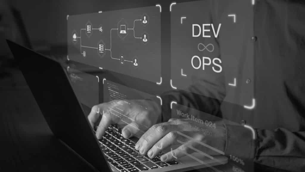 devops - noir et blanc