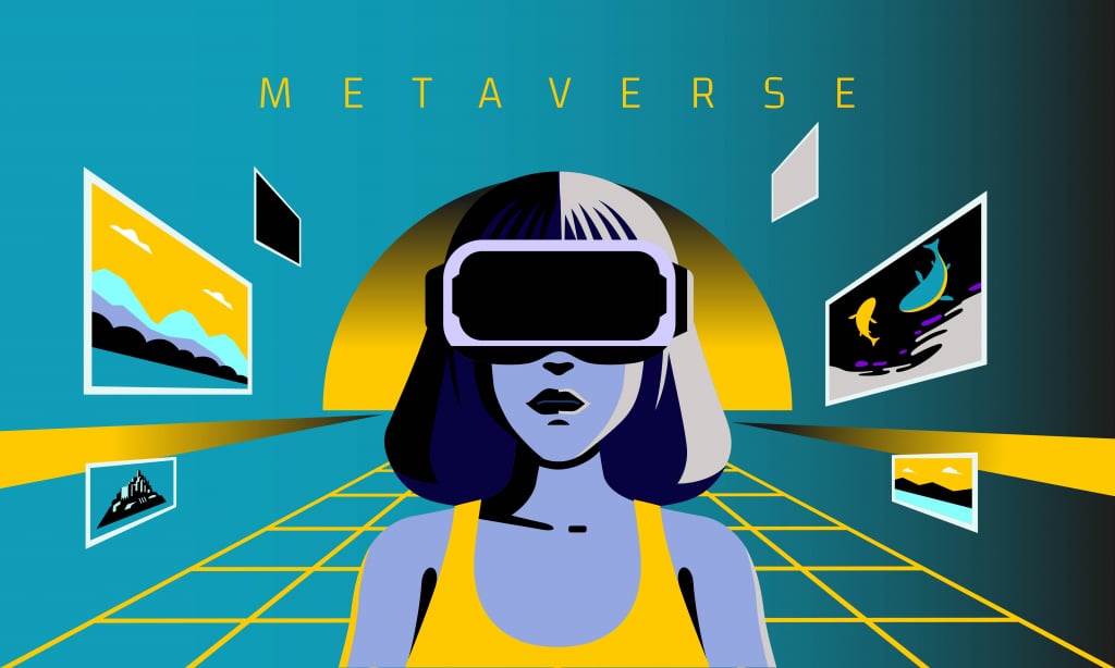illustration Metavers