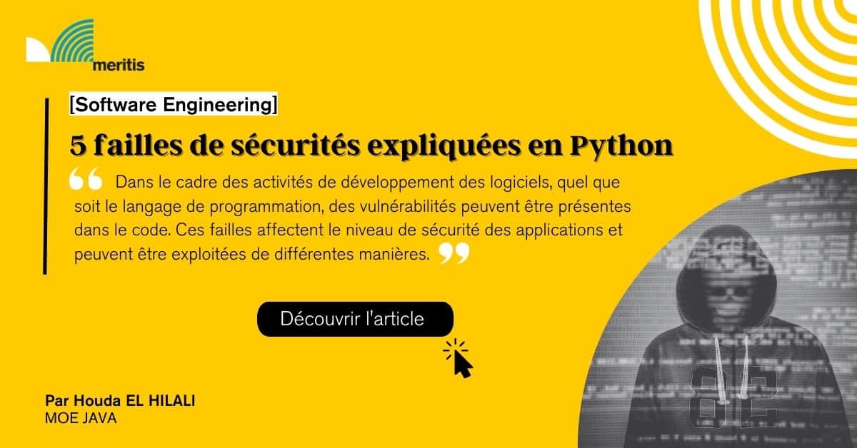 5 failles de sécurité expliquées en Python
