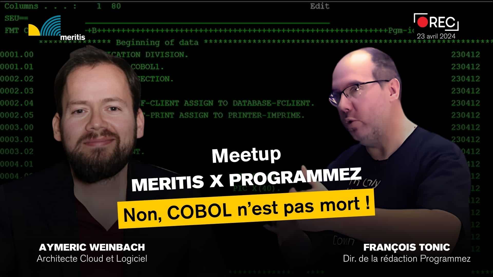 replay meritis programmez cobol