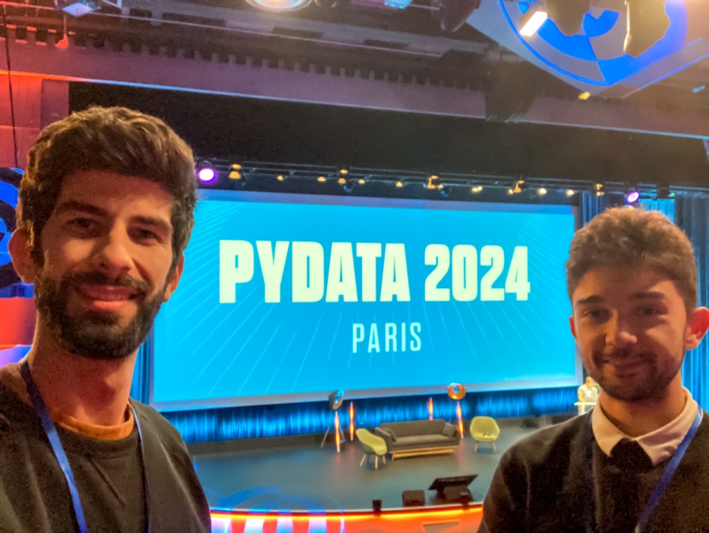 benoit et tristan cellule innov meritis à Pydata 2024