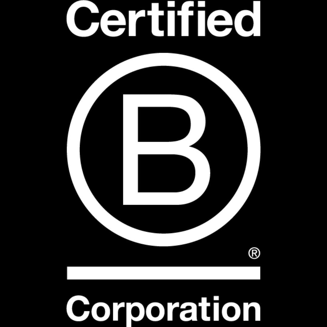 Meritis est désormais certifiée B Corp - blanc fond noir