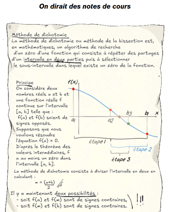 Meritis Code On Time - énigme des planches, les notes de cours