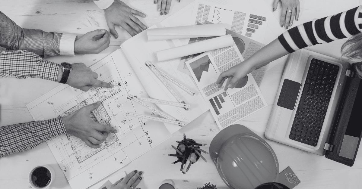 Lean management noir et blanc