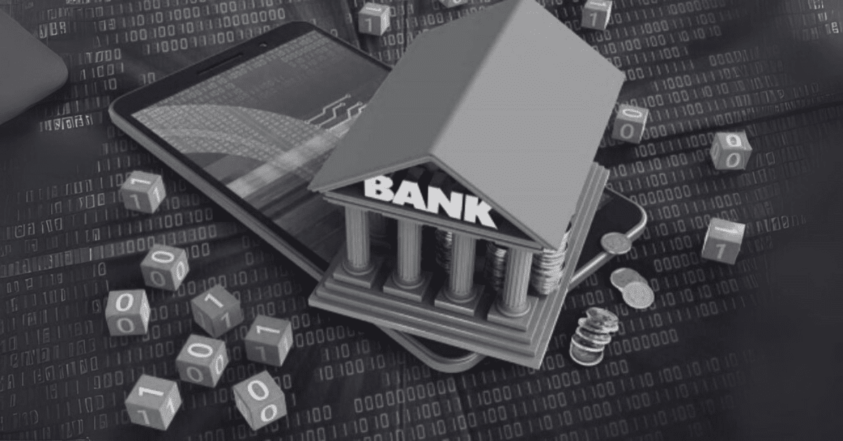 Image qui met en avant la banque à l'air du digital