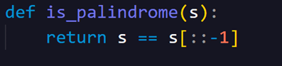 réponse ia pour "Écris une fonction Python qui vérifie si une chaîne est un palindrome"