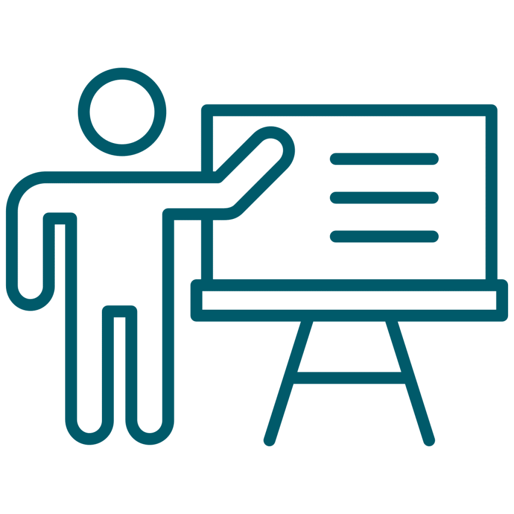 learning talk formation icon Meritis