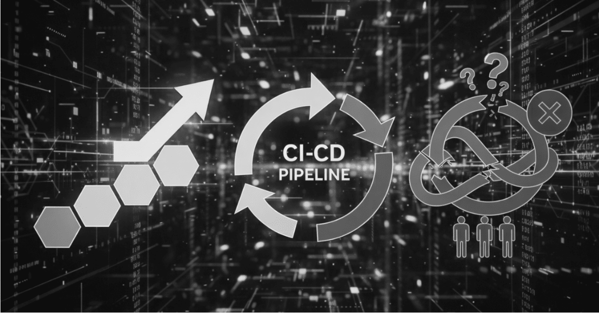 image devops performance ci cd noir et blanc