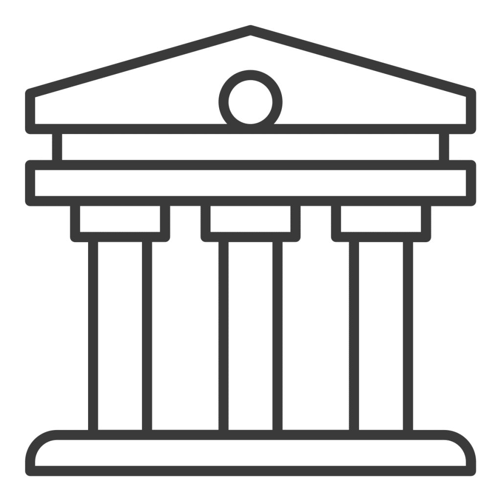 Icon banque secteur Data et IA en banque Meritis