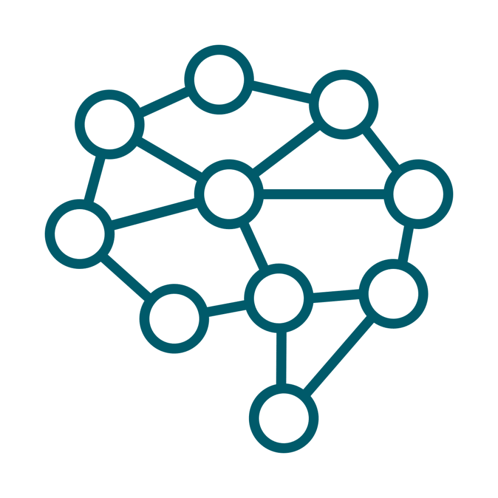neural network icon 1 Bleu Meritis