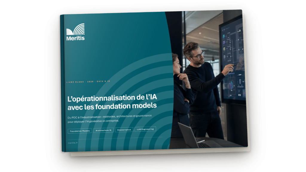 mockup livre blanc l'opétationnalisation de l'IA avec les foundation models